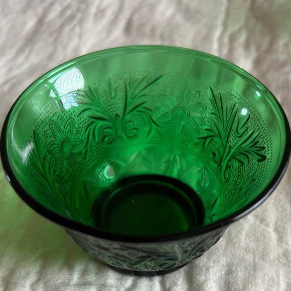 Vintage Anchor Hocking Custard Cup with Liner (saucer) - Picture 3 of 5